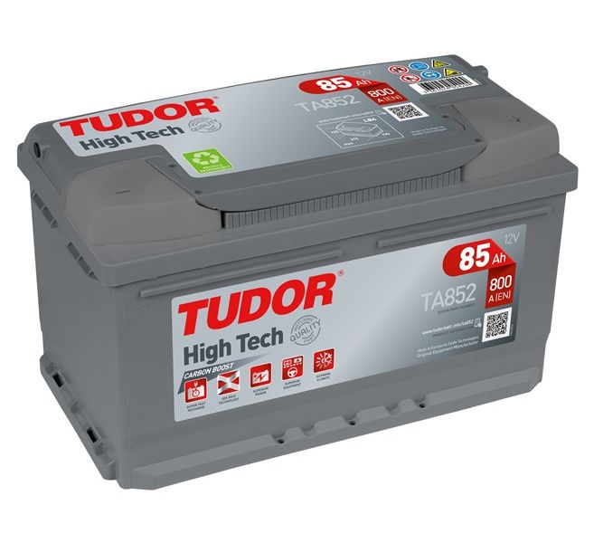 фото Аккумулятор tudor high-tech 85 а/ч обратная r en 800a 315x175x175 ta852 tudor ta852