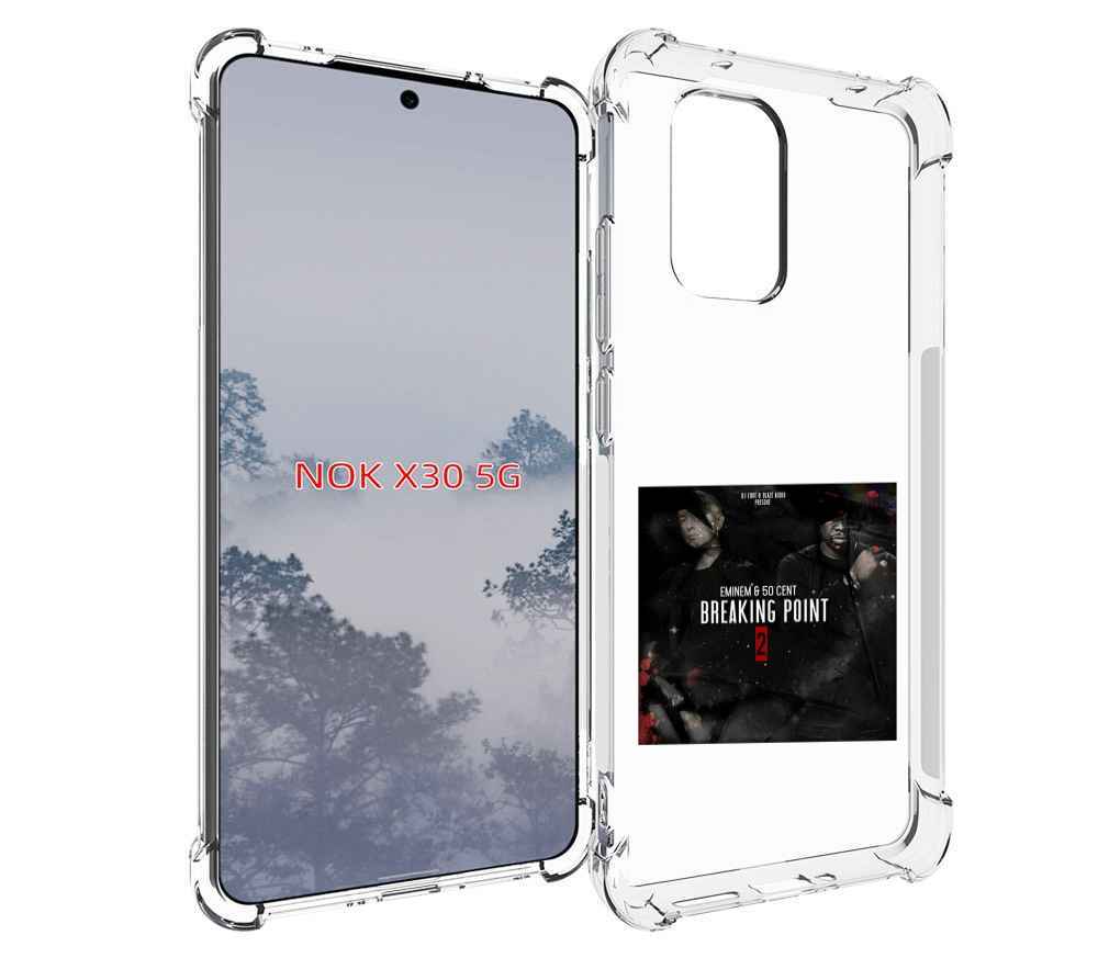 

Чехол MyPads Eminem & 50 Cent - Breaking Point 2 для Nokia X30 5G, Tocco