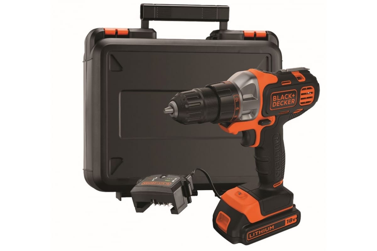 Мультитул Black & Decker MT218K черно-оранжевый