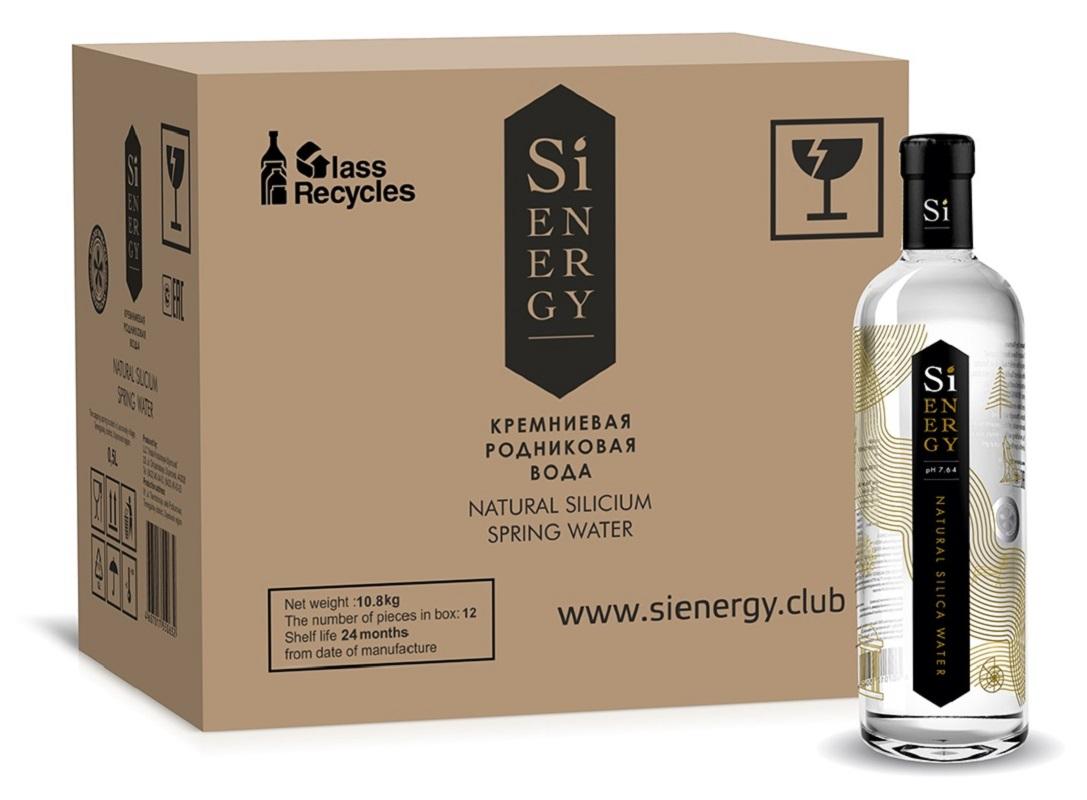 

Питьевая родниковая детокс вода SiENERGY СТЕКЛО 0,5л. 12шт Содержит кремний магний кальций, гурман