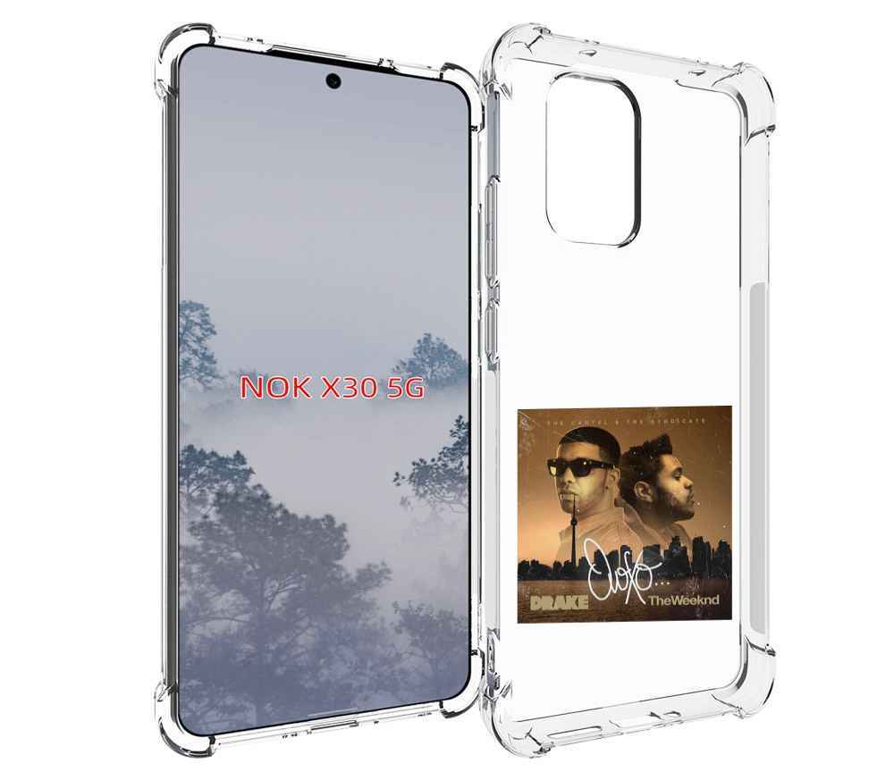 

Чехол MyPads Drake & The Weeknd - OVOXO для Nokia X30 5G, Tocco