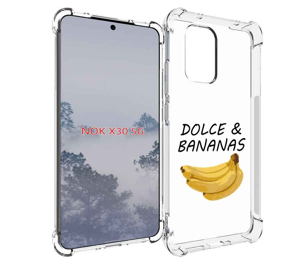 

Чехол MyPads Dolce Дольче банан для Nokia X30 5G, Tocco