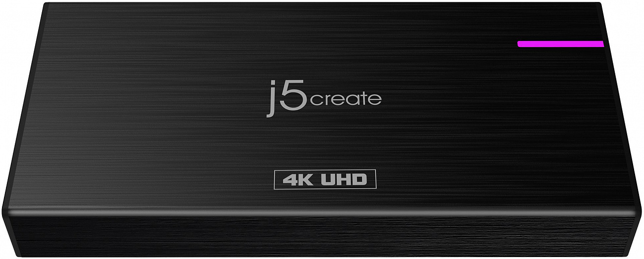 фото Плата видеозахвата внешняя j5create game capture station hdmi to usb-c black (jva04)