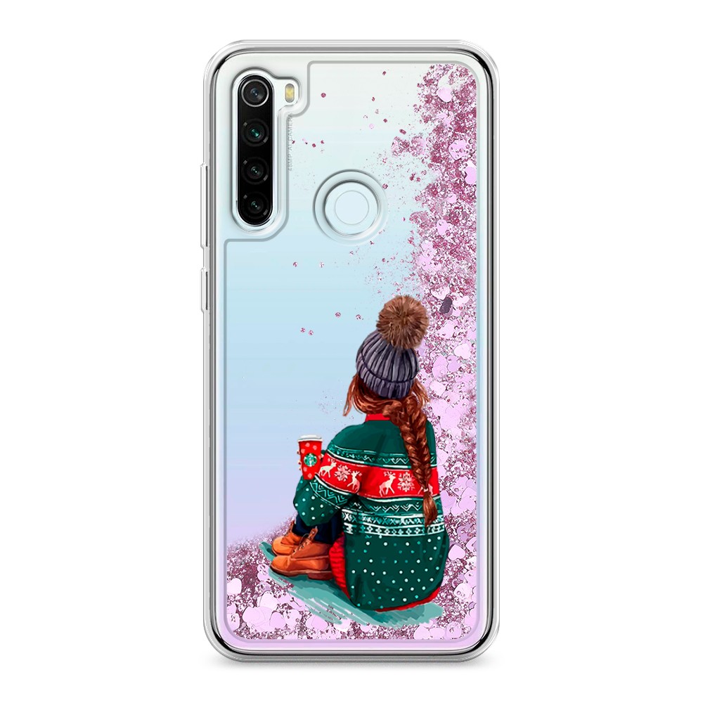

Жидкий чехол с блестками "Winter dreams" на Xiaomi Redmi Note 8T
