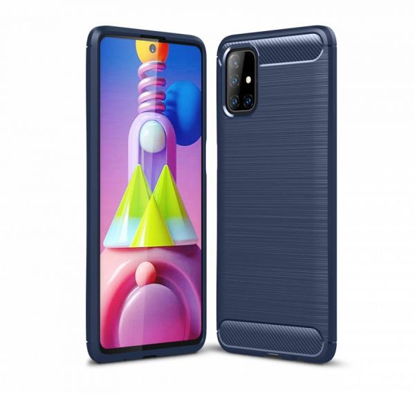 Чехол противоударный для Samsung Galaxy M51 M515 Синий