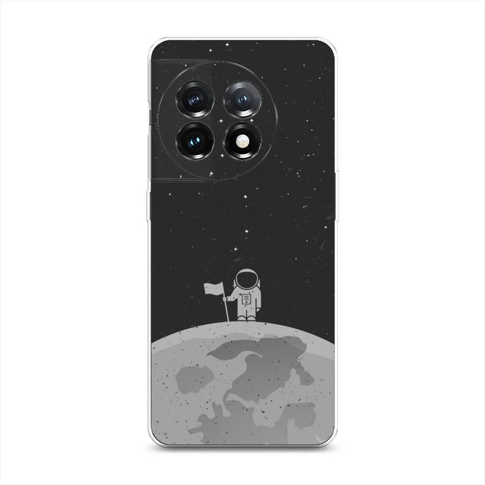 

Чехол Awog на OnePlus 11 "Первый на Луне", Черный, 153650-4