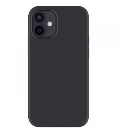 

Накладка силикон для iPhone 12 mini Black matte, Черный, Накладка силикон для iPhone 12 mini