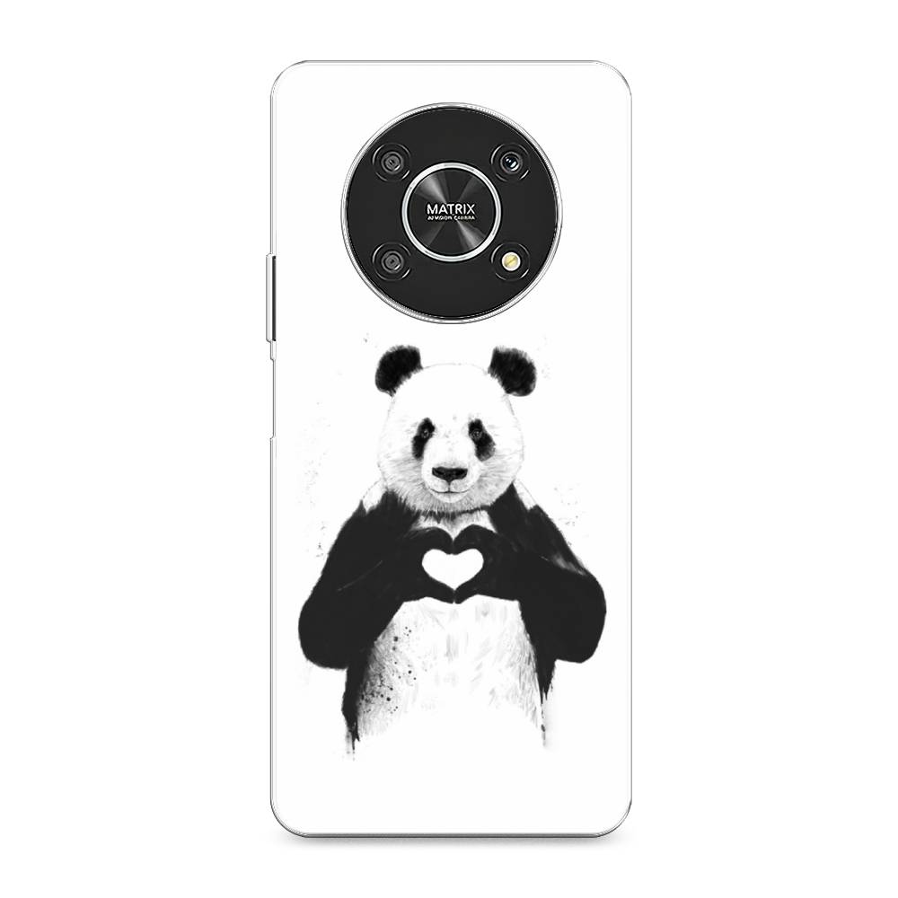 

Чехол Awog на Honor X9 4G/Magic4 Lite 4G "Панда love", Разноцветный, 6108650-10