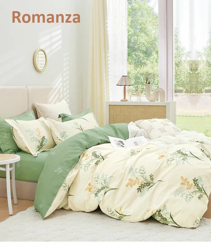 Постельное белье CottonDreams, Romanza, семейное, наволочки 70x70, сатин