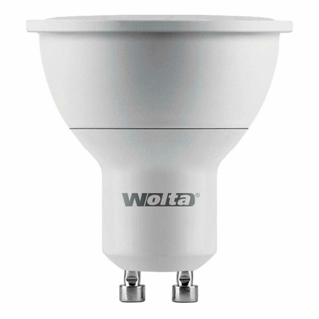 Лампа светодиодная Wolta GU10 8 Вт 3000 К софит матовая