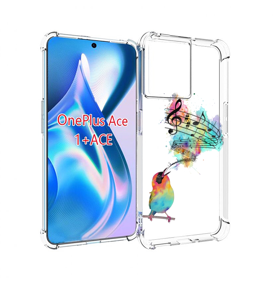 

Чехол MyPads певчая птичка для OnePlus Ace, Прозрачный, Tocco