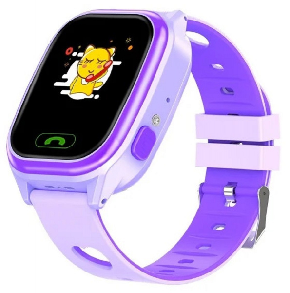 фото Смарт-часы smart baby watch y85 2g, с поддержкой wi-fi и gps, sim card (фиолетовый)