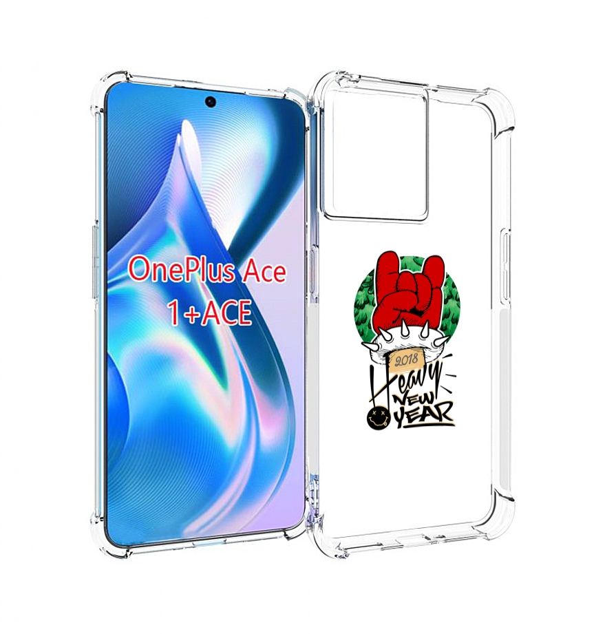

Чехол MyPads Гангстер новый год для OnePlus Ace, Прозрачный, Tocco