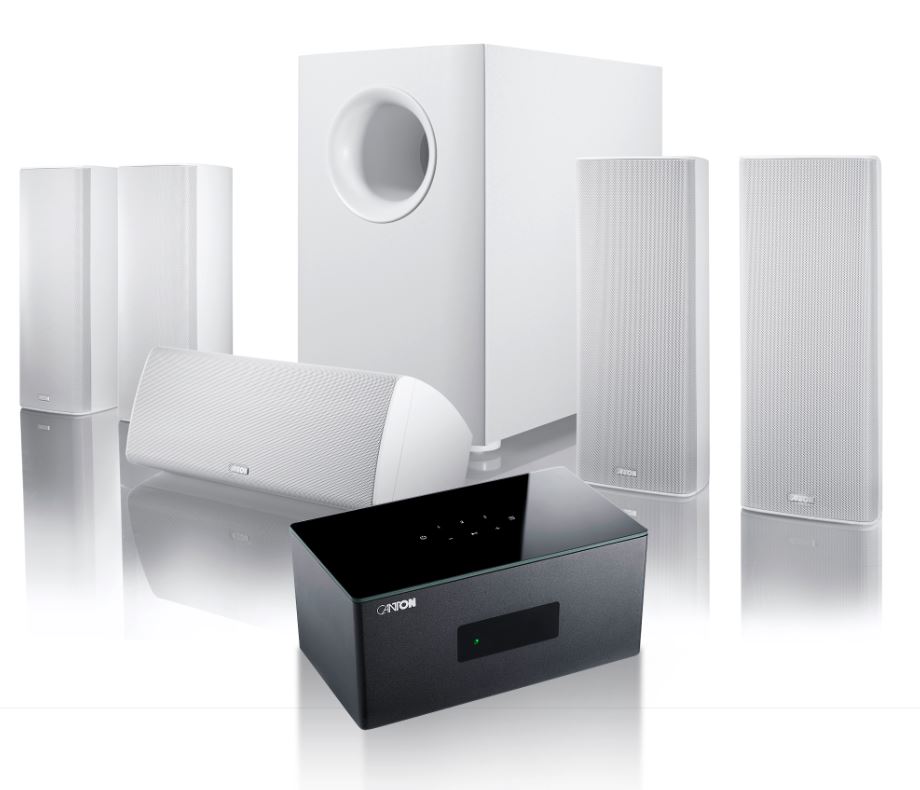 

Комплект акустики 5.1 CANTON Smart Cinema 365, white matt