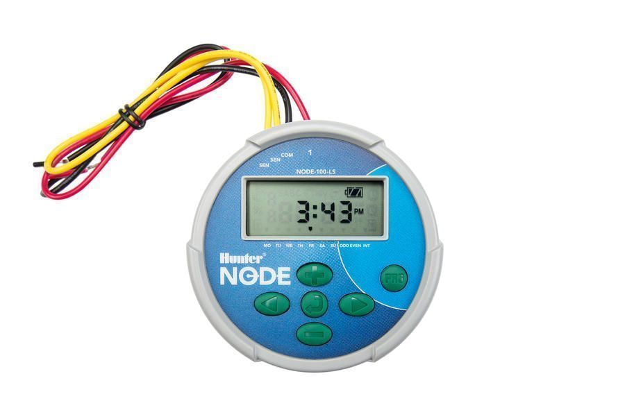 Пульт управления NODE-200 (2 зоны полива) работает от батарейки