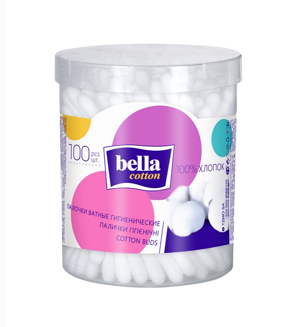 

BELLA Ватные палочки 100шт круглая уп-ка Егорьевск, 6 уп.