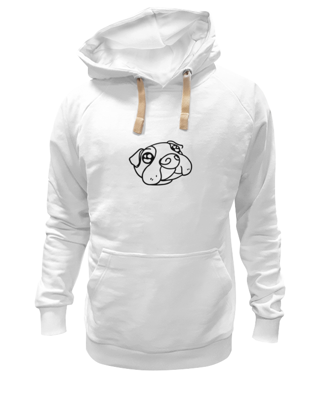 

Толстовка унисекс Printio Собака белая 2XL, Собака