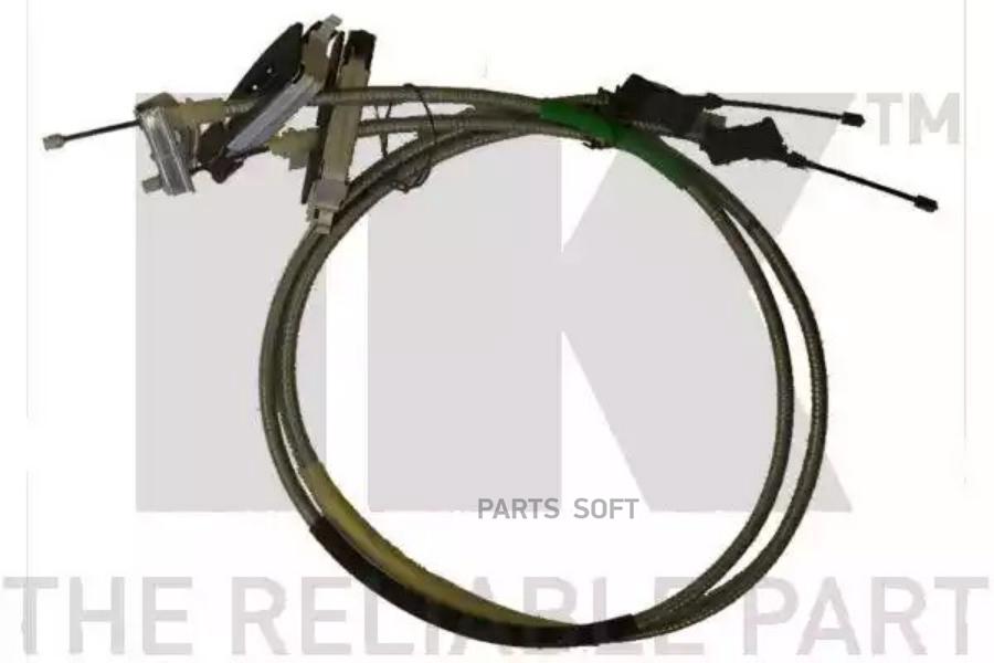 

9025139NK_трос ручника л.+п. Ford Focus 03> drum