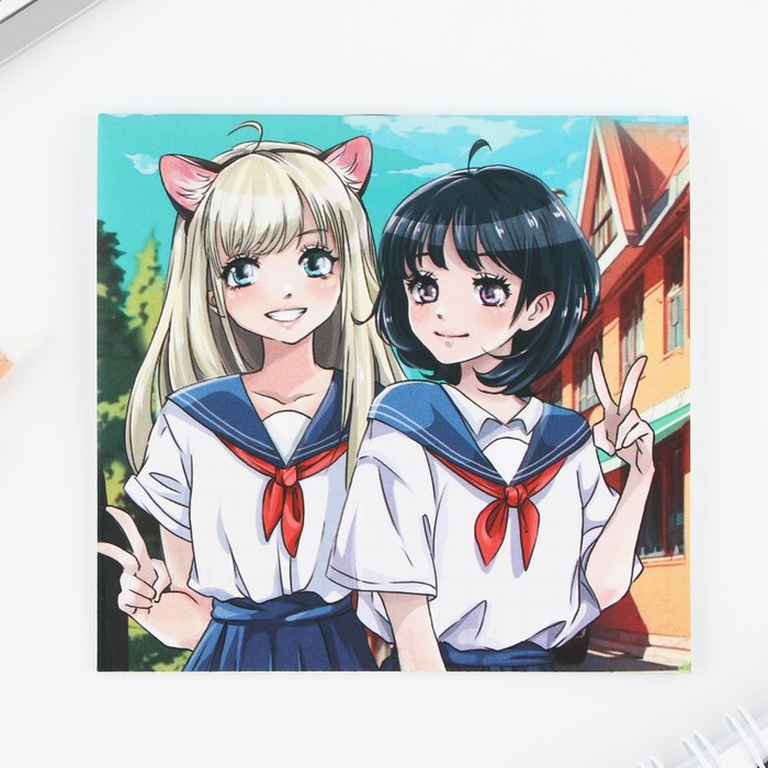 

Блокнот ArtFox 9779074, 16 листов, 10х10 см, МИКС, "Аниме. Девочки", 32 штуки