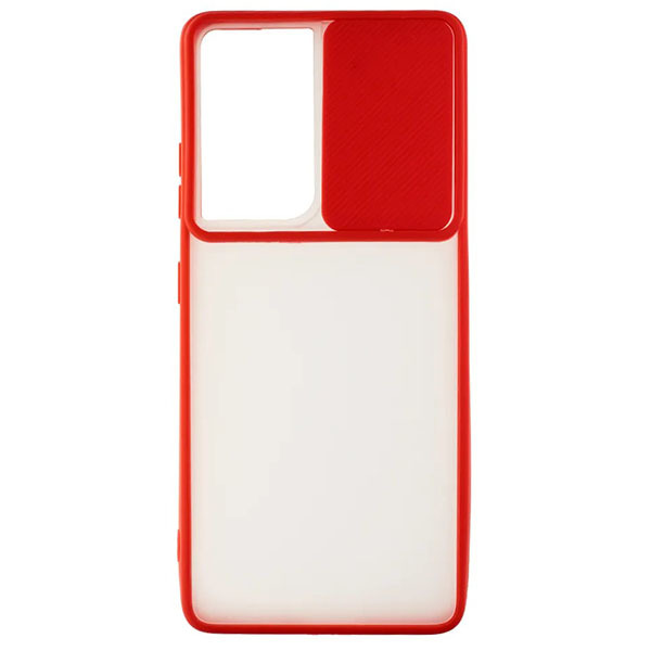 

Чехол накладка для Samsung Galaxy S21+ Cover Slide Красный