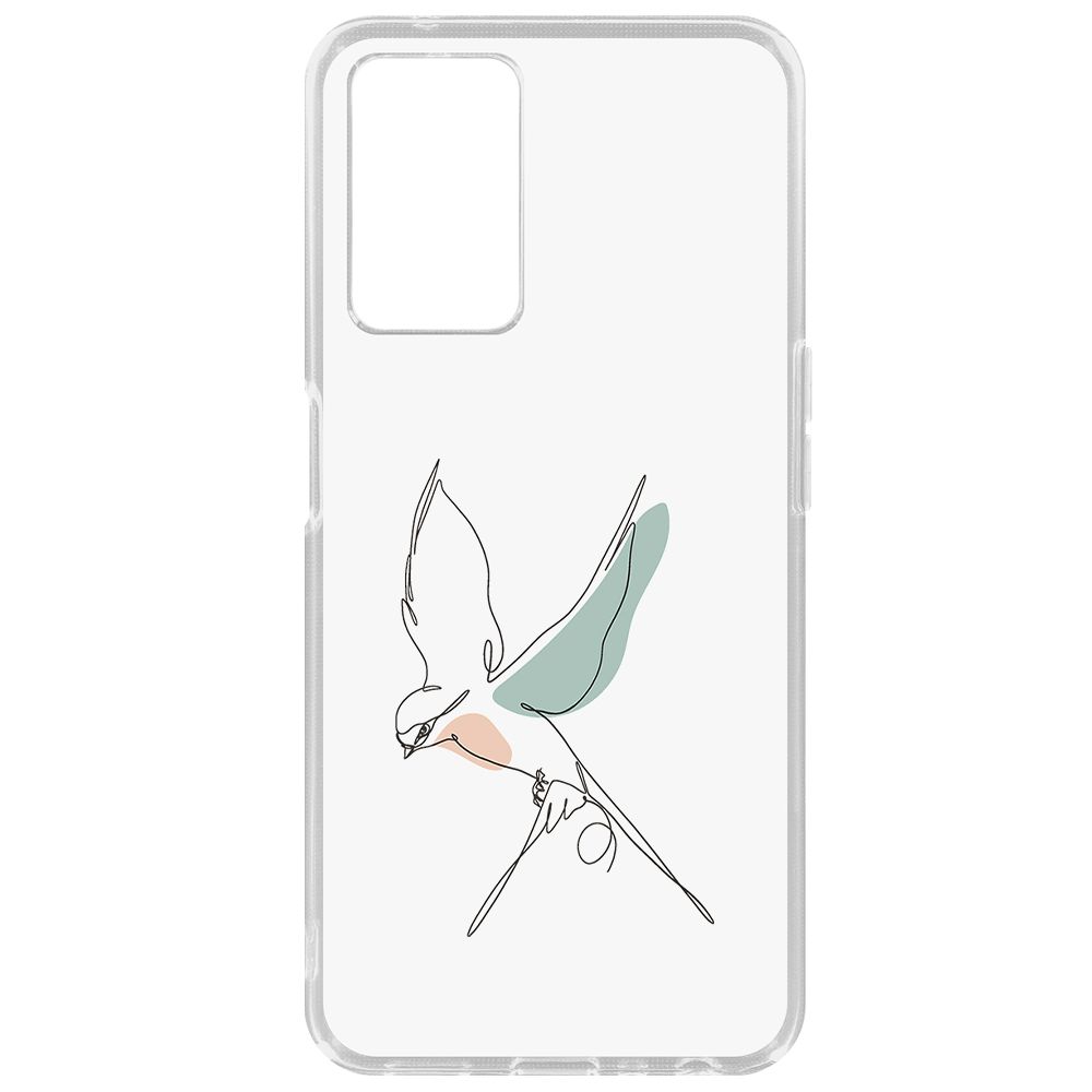 

Чехол Полет для Oppo A96, Прозрачный