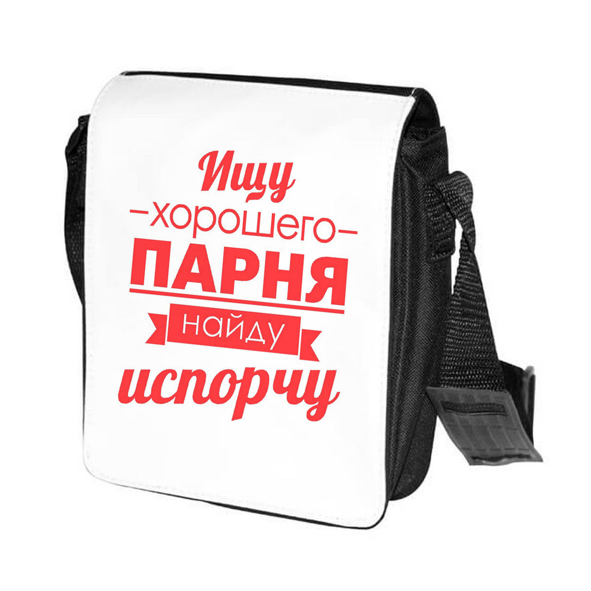 

Сумка женская CoolPodarok CN0114129 черно-белый, Черный;белый, CN0114129