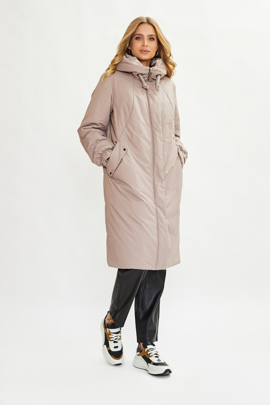 Пальто женское ElectraStyle 4У-2116/1-0315/109 бежевое 48 RU