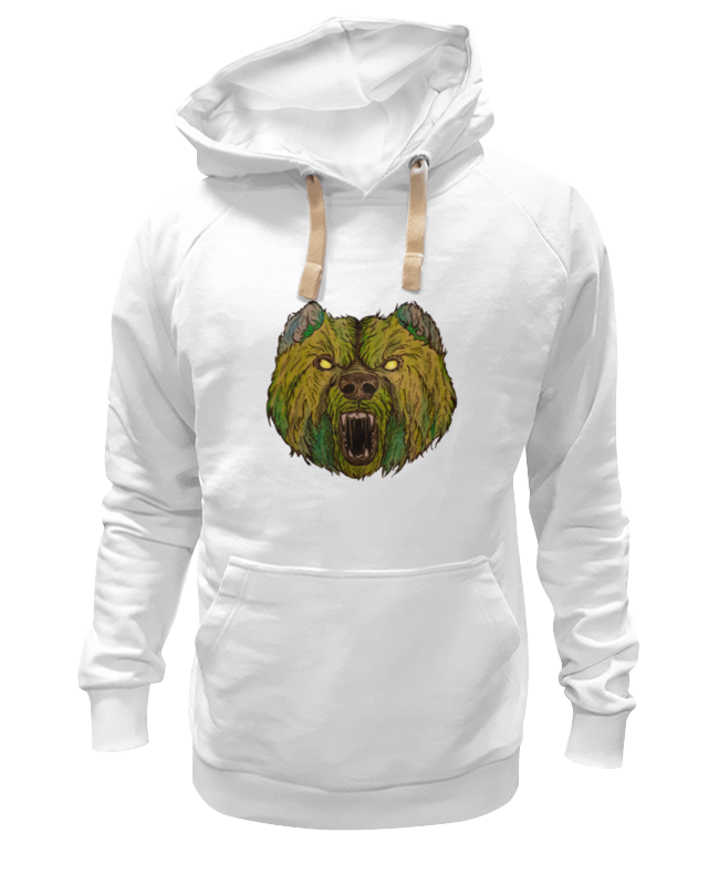 

Худи унисекс Printio Evil bear белое 2XL, Белый, Evil bear