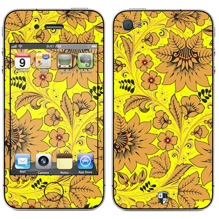 

Наклейка виниловая Black Horn для iPhone 4/4S (Ru 15)