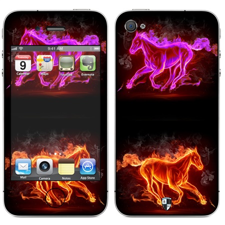 

Наклейка виниловая Black Horn для iPhone 4/4S (Og 04)