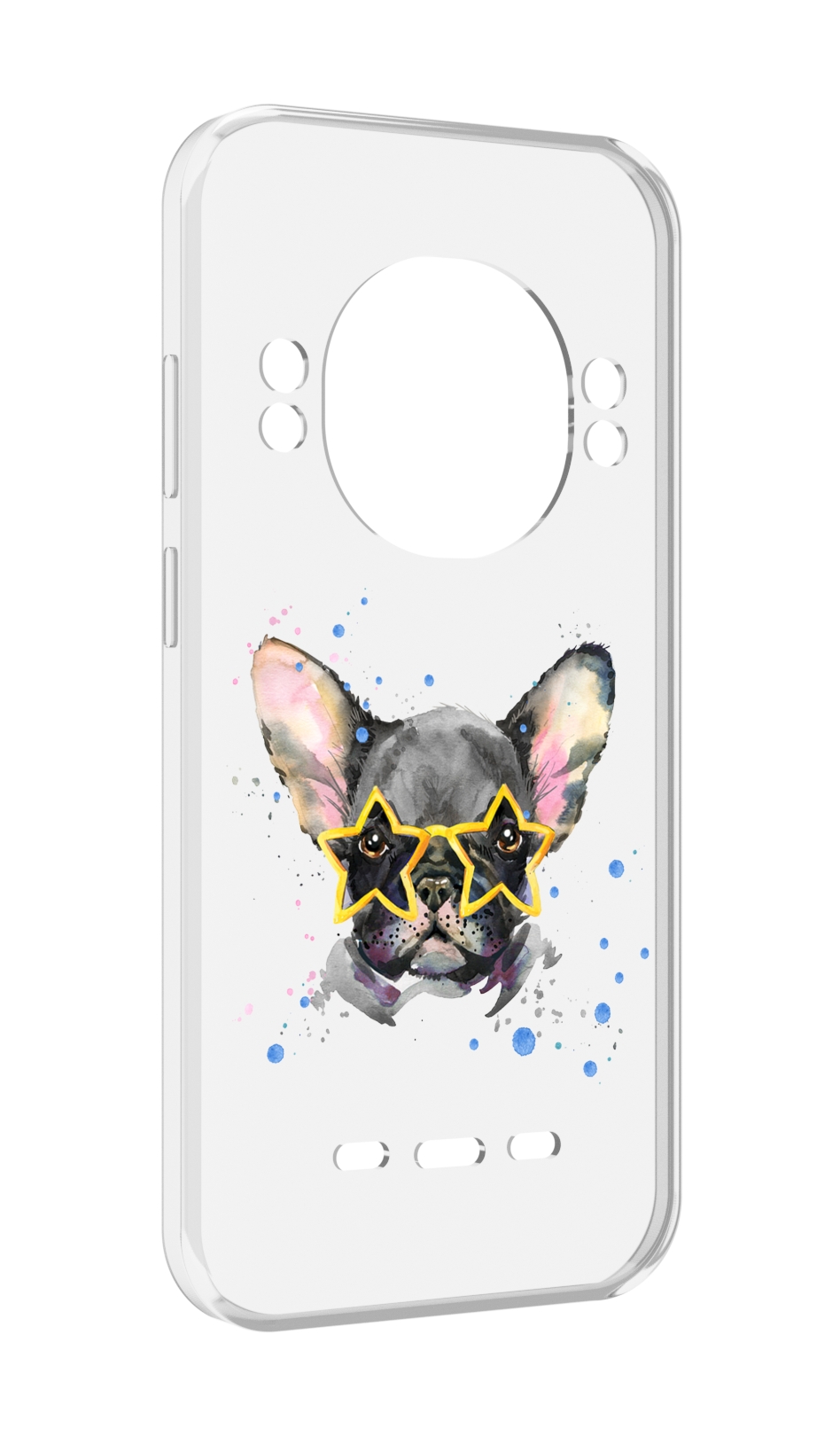 Чехол MyPads буля в очках для UleFone Power Armor 16 Pro