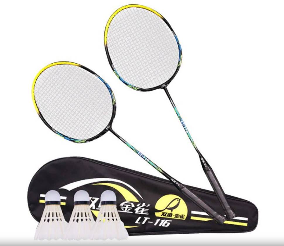 Набор для бадминтона DoubleFish LT-116 Hobby Set 2 ракетки и чехол