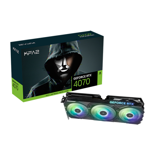

Видеокарта KFA2 NVIDIA GeForce RTX 4070 EX Gamer (47NOM7MD7JEK), Черный, GeForce RTX 4070 EX Gamer