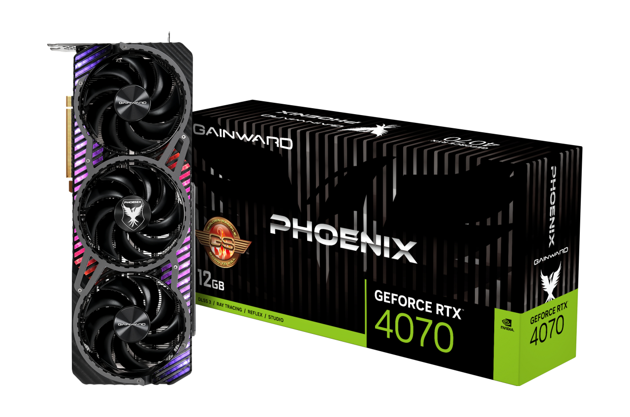 Видеокарта Gainward GeForce RTX 4070 Phoenix GS (NED4070H19K9-1043X)