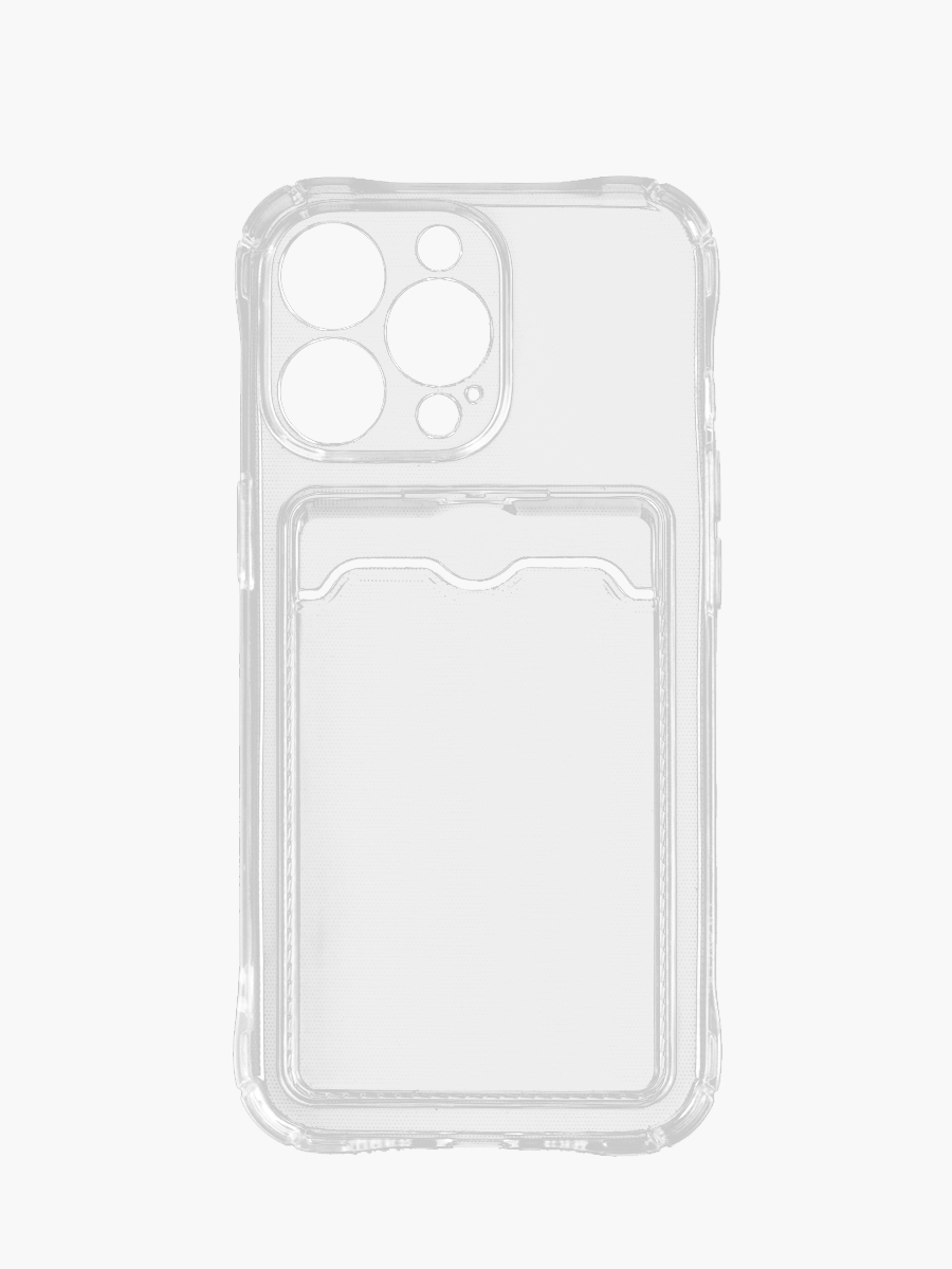 фото Чехол для apple iphone 13 pro защита камеры, с карманом для карт zibelino