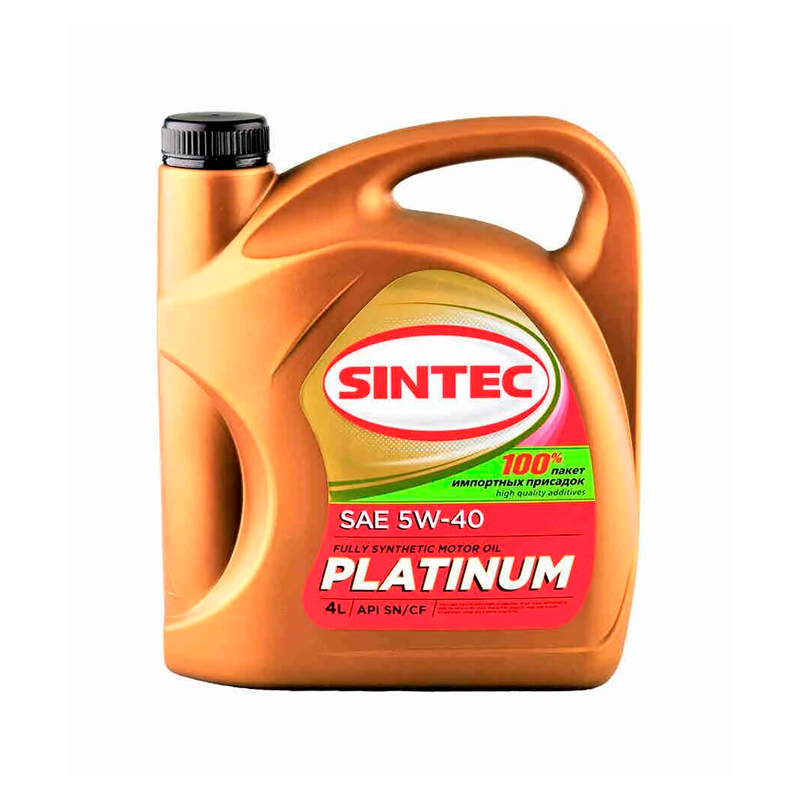 фото Моторное масло sintec platinum 5w-40 4л