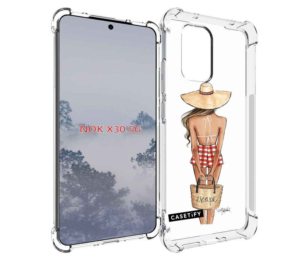 

Чехол MyPads CASETiFY женский для Nokia X30 5G, Tocco
