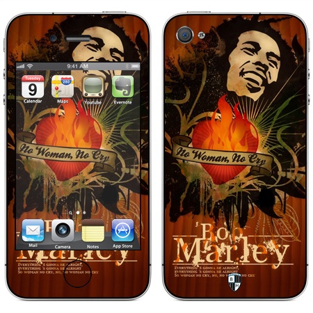 

Наклейка виниловая Black Horn для iPhone 4/4S (Mu 23)