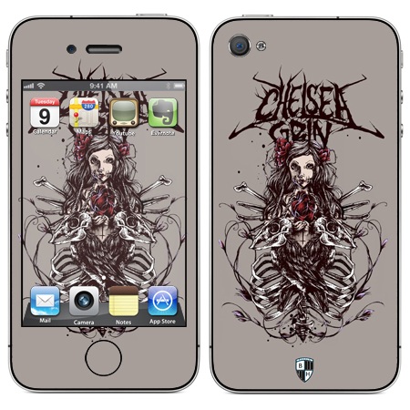 

Наклейка виниловая Black Horn для iPhone 4/4S (Mu 21)