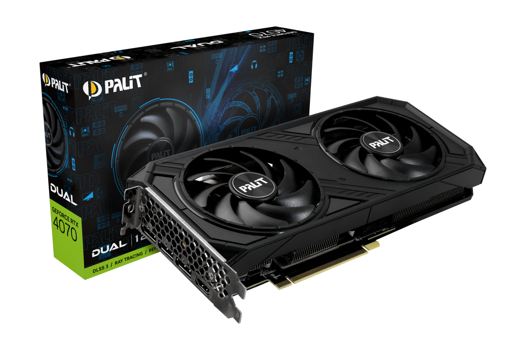 Видеокарта Palit GeForce RTX 4070 Dual (NED4070019K9-1047D)