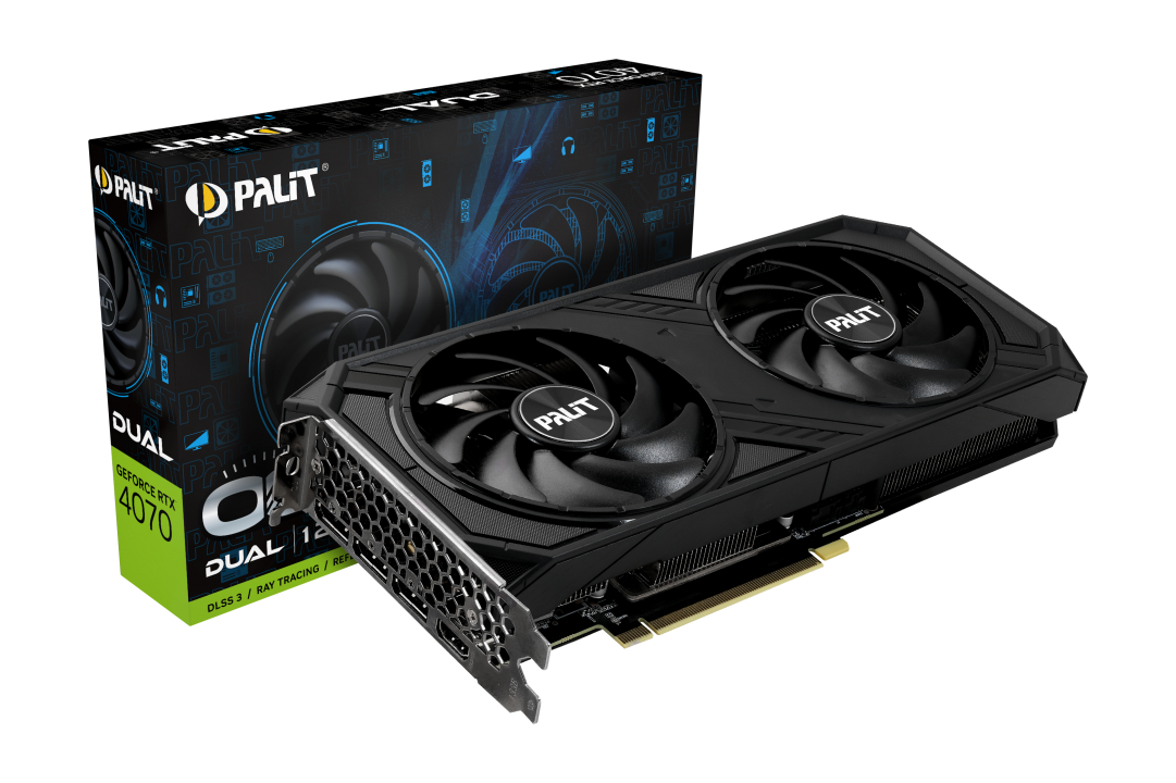 Видеокарта Palit GeForce RTX 4070 Dual OC (NED4070S19K9-1047D)