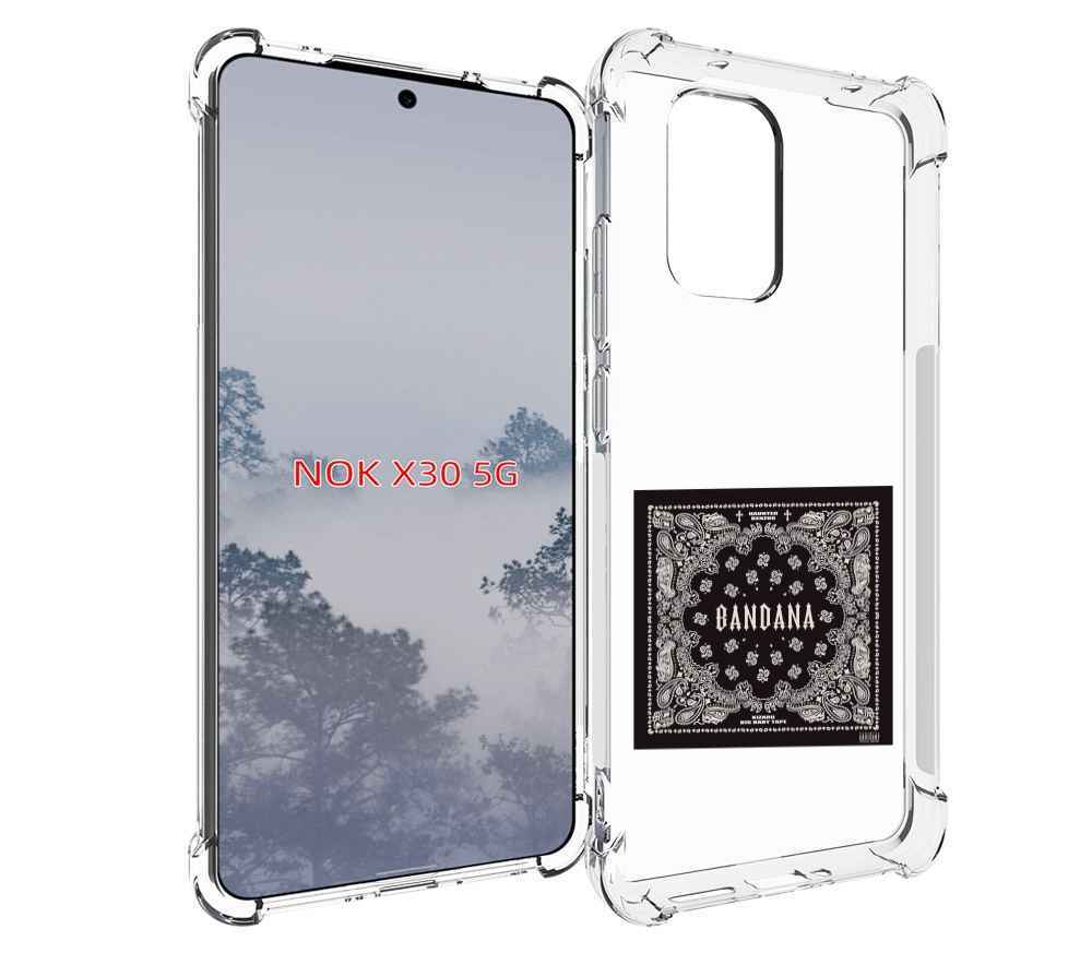 

Чехол MyPads Bandana I Big Baby Tape для Nokia X30 5G, Tocco