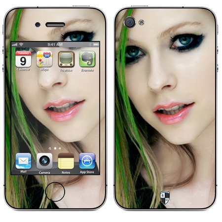

Наклейка виниловая Black Horn для iPhone 4/4S (Mu 12)