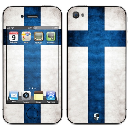 

Наклейка виниловая Black Horn для iPhone 4/4S (Lo 23)