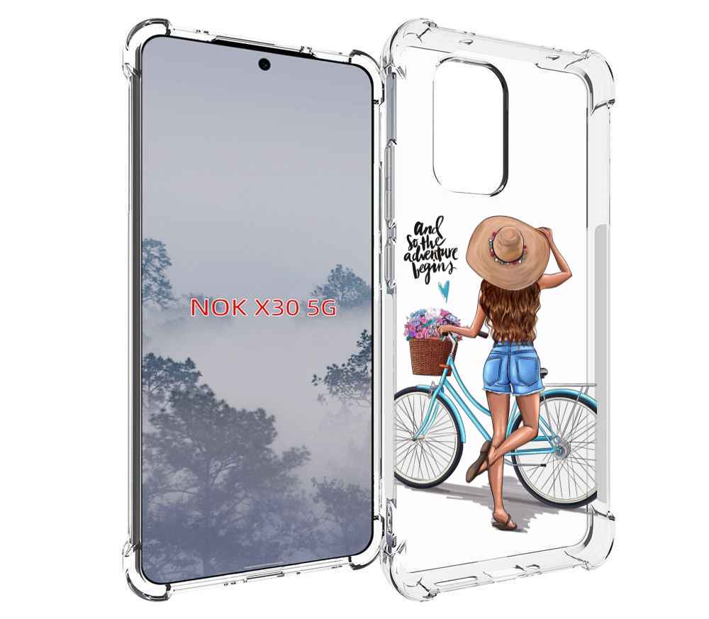 

Чехол MyPads Adventure женский для Nokia X30 5G, Tocco