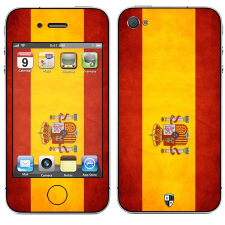 

Наклейка виниловая Black Horn для iPhone 4/4S (Lo 09)