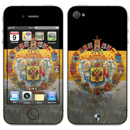 

Наклейка виниловая Black Horn для iPhone 4/4S (Lo 04)