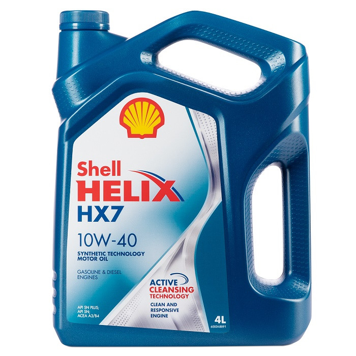 Моторное масло Shell Helix HX7 550051575 10W40 4л