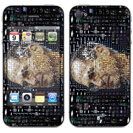 

Наклейка виниловая Black Horn для iPhone 4/4S (Le 12)