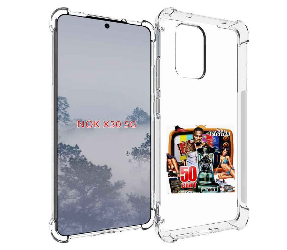 

Чехол MyPads 50 Cent - Retro 50 Cent Blends для Nokia X30 5G, Tocco